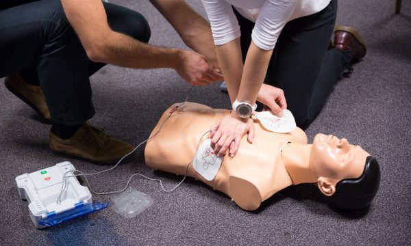 AED with Life-Saving Action